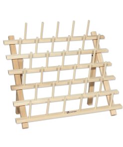 June Tailor 13 Wood 33 Peg Thread Storage Cone Rack