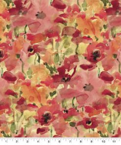 Susan Winget 108 Red Poppies Premium Wide Cotton Fabric