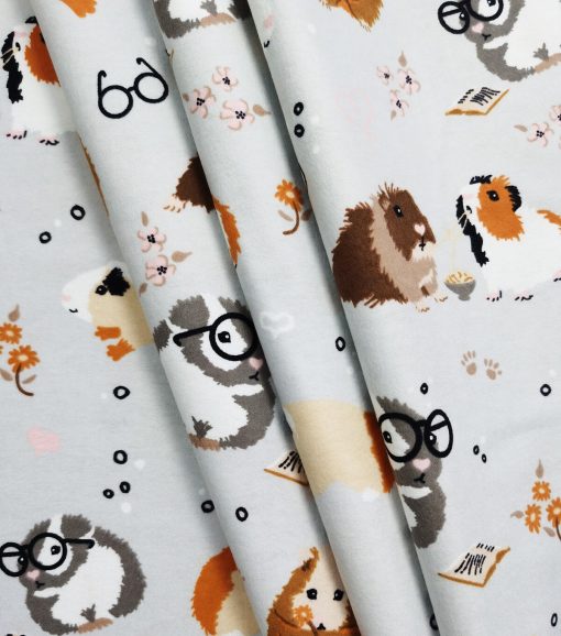 Guinea Pigs Super Snuggle Flannel Fabric - Image 2