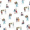 Super Snuggle Pride Couples Flannel Fabric