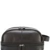 Bottom Zip Leather Travel Kit