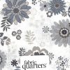 White 1 Piece Cotton Fabric Quarter