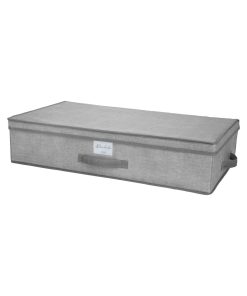 Simplify 28 x 16 Heather Gray Under the Bed Storage Box