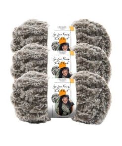 Lion Brand Go For Faux Thick   Quick 24yds Jumbo Polyester Yarn 3 Bundle