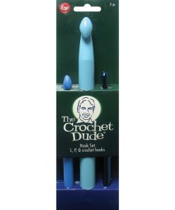 Boye Crochet Dude Plastic Hook Set-Sizes L, P,   Q