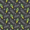 Elves   Snowflakes Christmas Cotton Fabric