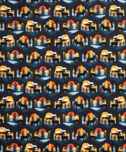 Sunset Wolves Super Snuggle Flannel Fabric