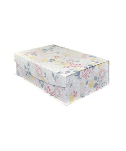 10 x 7 White Meadow Flip Top Box by Place   Time