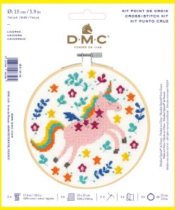 DMC 6 Unicorn Counted Cross Stitch Kit