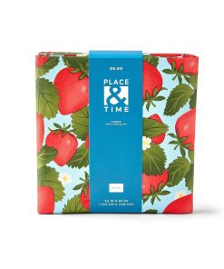 52 x 90 Summer Strawberries Tablecloth by Place   Time
