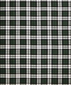 Green White Plaid 108 Wide Flannel Fabric