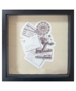 12 x 12 Black Front Loading Shadow Box by Place   Time