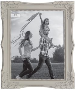 8 x 10 White Picture Frame With Embellished Corners