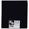 Black 1 Piece Cotton Fabric Quarter