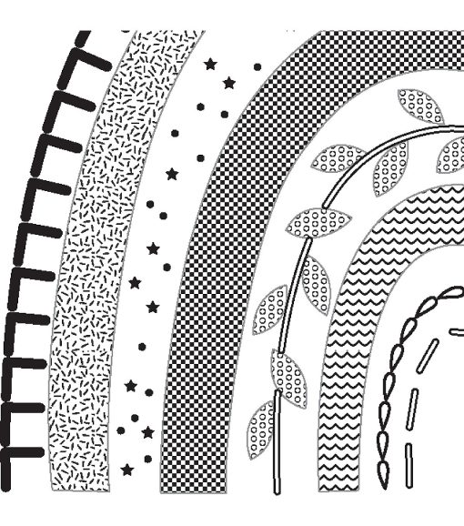 Dimensions Rainbow Embroidery Kit 6  Hoop - Image 7