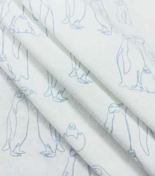 Penguins Super Snuggle Flannel Fabric - Image 2