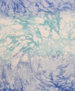 Blue Tie Dye Super Snuggle Flannel Fabric