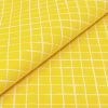 Singer Yellow Gingham Quilt Cotton Fabric