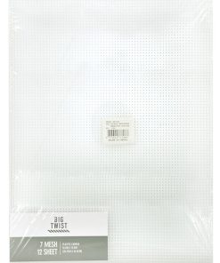 12 Sheet Mesh Plastic 7 Mesh Embroidery Canvas by Big Twist