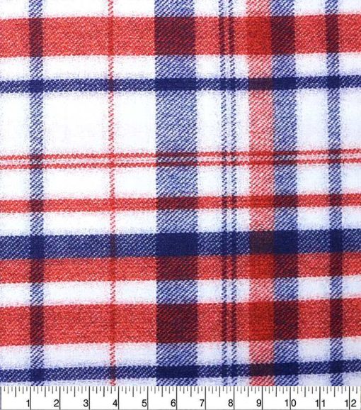 Patriotic Plaid Patriotic Cotton Fabric - Image 2