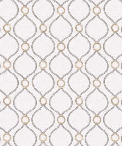 Surface Style 20.5  x 18  Platinum Curveball Peel   Stick Wallpaper