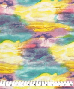 Rainbow Cloud Blender Super Snuggle Flannel Fabric