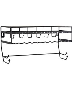 Simplify 14 Black Wall Mount Jewelry   Accessory Organizer