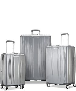 Opto 3 Hardside Collection Expandible 3-Piece Spinner Set - Arctic Silver