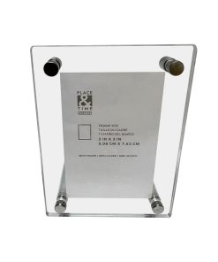 2 x 3 Transparent Tabletop Picture Frame by Place   Time