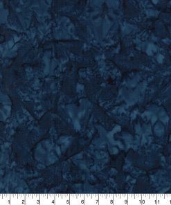 Premium Batik Cotton Fabric Navy Tonal