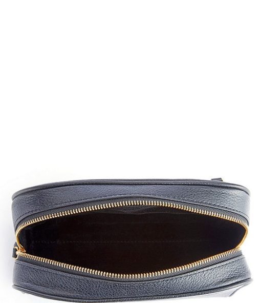 Pebbled Leather Zip Toiletry Travel Bag - Image 2