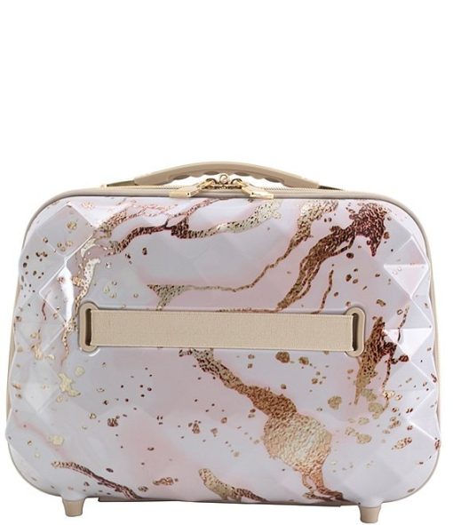 Savoir Collection Marbled Gold Travel Beauty Case - Image 3