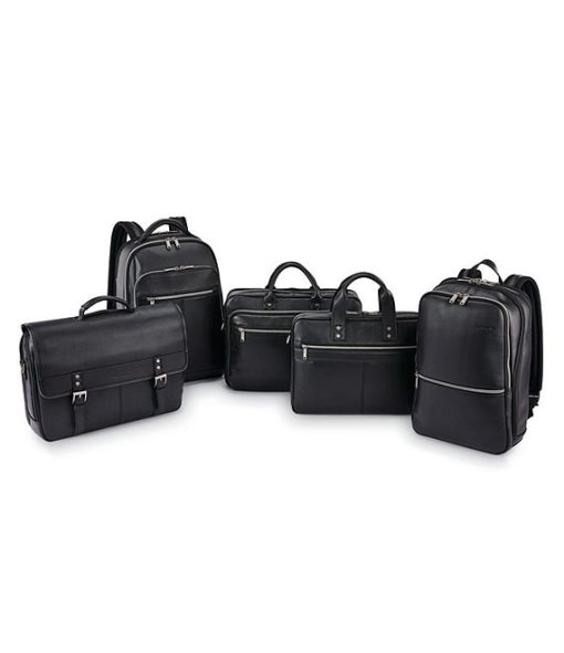 Classic Leather Toploader Brief Case - Image 4
