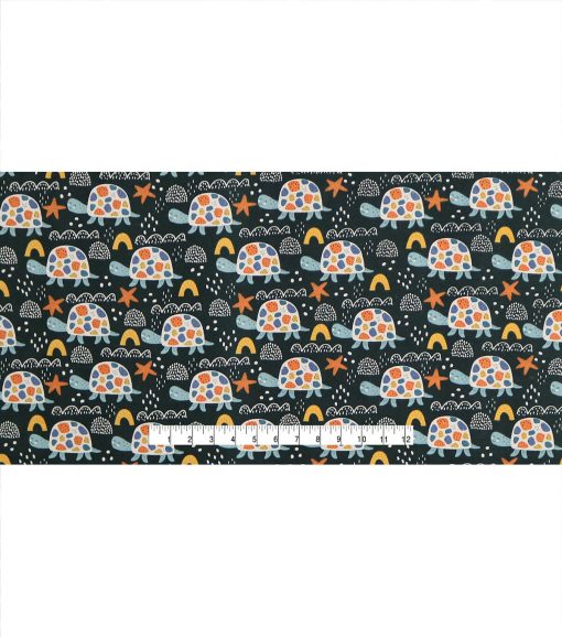 Bright Turtles Super Snuggle Flannel Fabric - Image 4