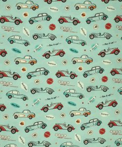 Beep Beep Vintage Super Snuggle Flannel Fabric