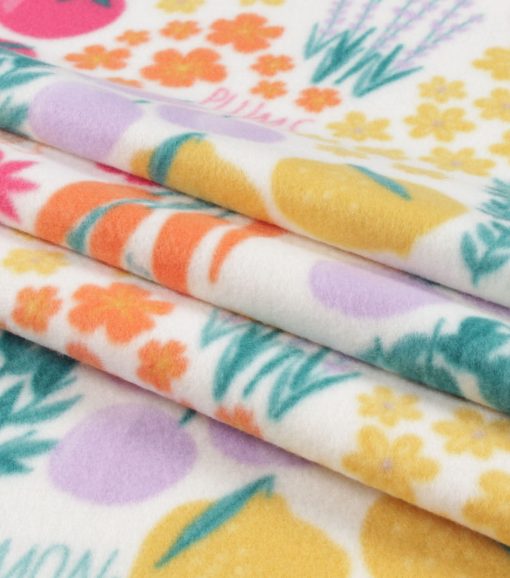 Veggies Blizzard Fleece Fabric - Image 2