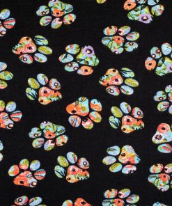 Floral Paws Super Snuggle Flannel Fabric