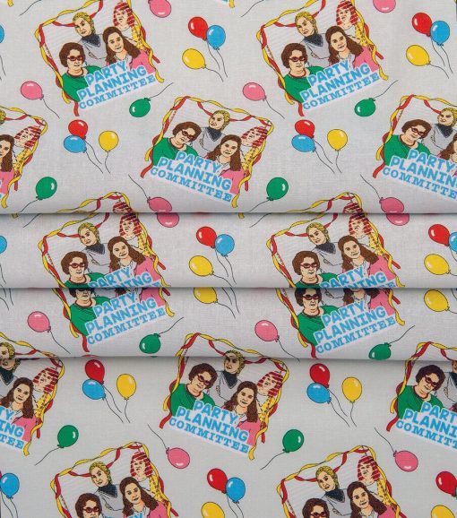 The Office Party Committee Cotton Fabric - Image 3