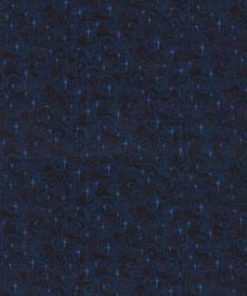 Fabric Traditions Swirls on Navy Cotton Fabric by Keepsake Calico