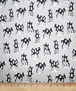 Multi Cows Super Snuggle Flannel Fabric