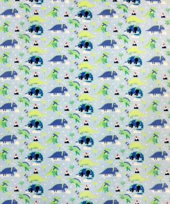 Winter Dinos Super Snuggle Flannel Fabric