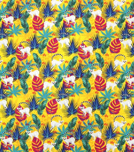 Jungle Allover Super Snuggle Flannel Fabric - Image 2