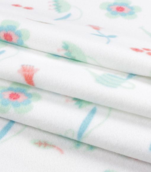 Pink Bunny Blizzard Fleece Fabric - Image 2