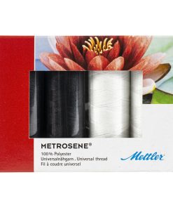 Mettler Metrosene Thread Kits 4 Pkg Black   White