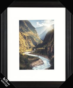 8 x 10 Matted to 5 x 7 Rounded Corner Wall Frame
