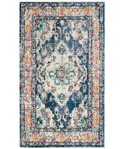 Safavieh Monaco 243 Navy / Lt. Blue 3  X 5  Sm. Rectangle