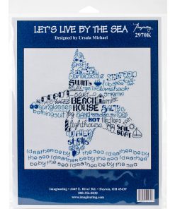 Imaginating 9.5 Let s Live by the Sea Counted Cross Stitch Kit