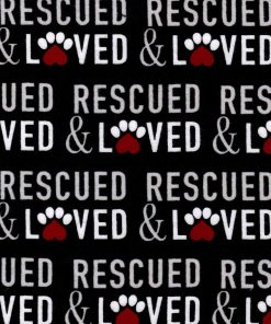 Rescued and Loved Super Snuggle Flannel Fabric