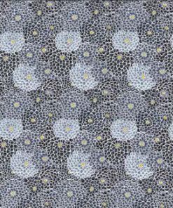 Fabric Traditions Black Dahlias Cotton Fabric by Keepsake Calico