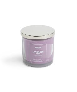 14oz Lavender Spa Premium Scented Jar Candle by Hudson 43
